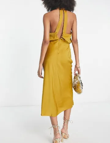 Rochie lunga ASOS, mustar Galben