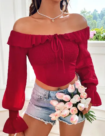 Bluza SHEIN, rosu