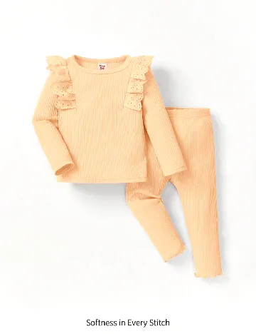 Compleu CozyCub, piersica Portocaliu
