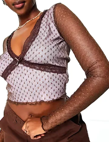Top ASOS, mov/maro Maro