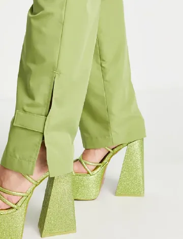 Pantaloni COLLUSION, verde