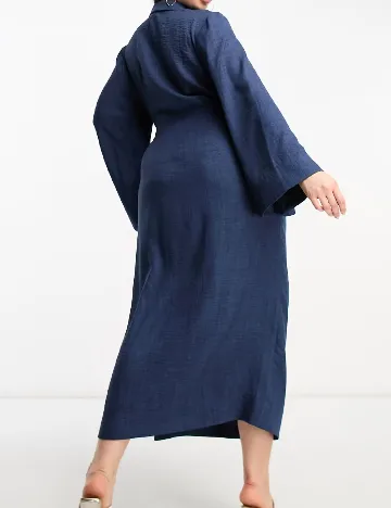 Rochie lunga ASOS Curve, bleumarin Albastru