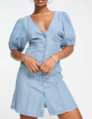 Rochie scurta ASOS, albastru