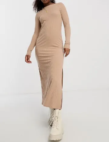 Rochie lunga Miss Selfridge, maro Maro