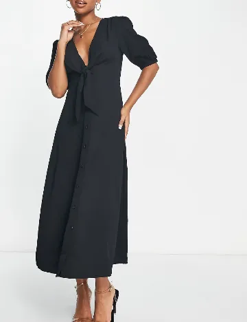 Rochie lunga ASOS, negru Negru