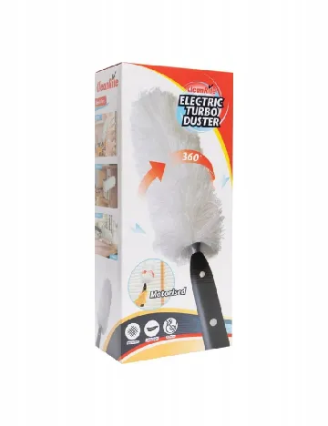 Pamatuf de praf electric CleanRite, alb