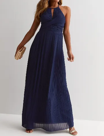 Rochie lunga TFNC London, bleumarin