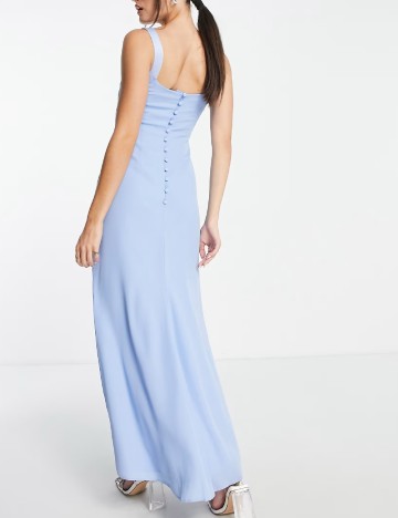 Rochie lunga ASOS, albastru