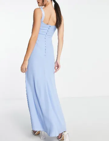 Rochie lunga ASOS, albastru