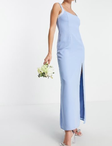 Rochie lunga ASOS, albastru