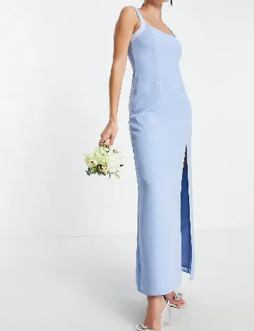 Rochie lunga ASOS, albastru