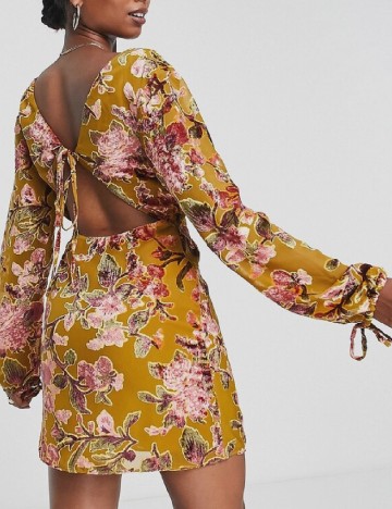 Rochie scurta ASOS, kaki