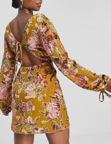 Rochie scurta ASOS, kaki