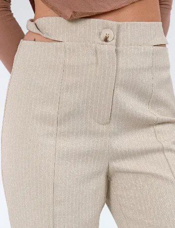 Pantaloni 4TH&Reckless, bej Crem