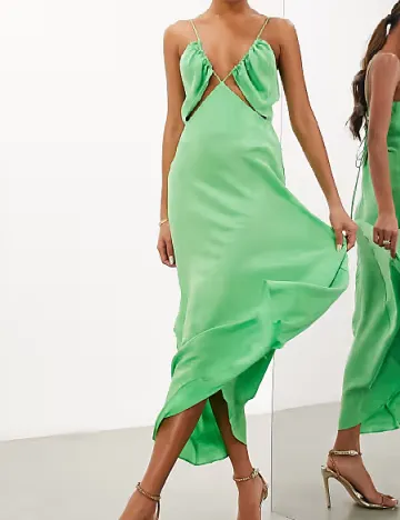 Rochie lunga ASOS, verde