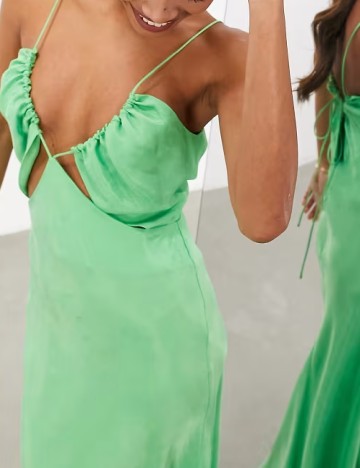 Rochie lunga ASOS, verde