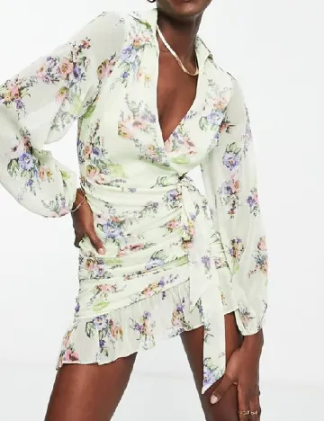 Rochie scurta ASOS, verde