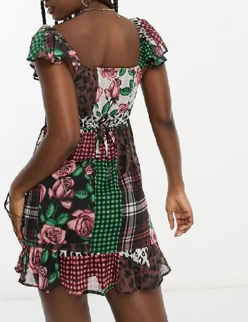 Rochie scurta Miss Selfridge, mix culori