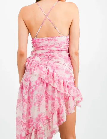 Rochie medie ASOS, roz