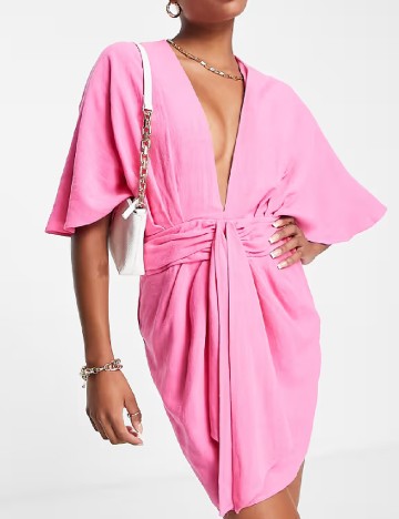 Rochie scurta ASOS, roz