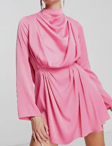 Rochie scurta ASOS, roz Roz
