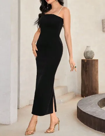 Rochie lunga SHEIN, negru Negru