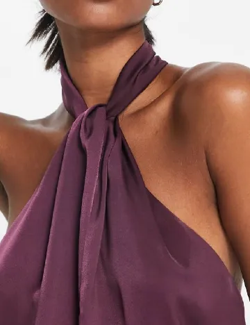 Rochie medie ASOS, pruna Mov