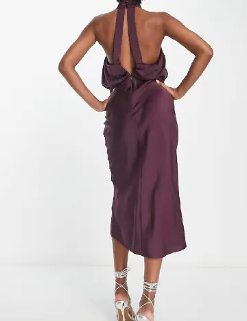 Rochie medie ASOS, pruna Mov
