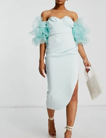 Rochie medie ASOS, bleu