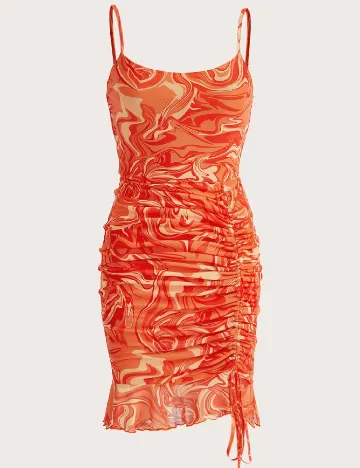 Rochie scurta SHEIN, portocaliu Portocaliu