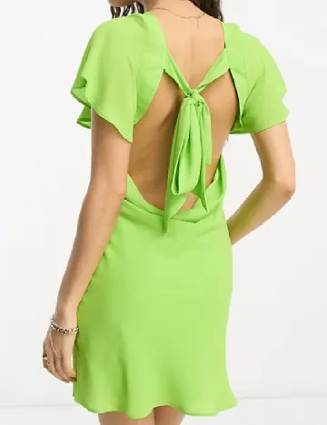 Rochie scurta ASOS, verde Verde