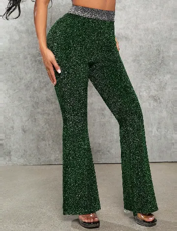 Pantaloni SHEIN, verde Verde