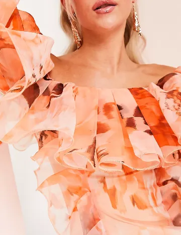 Rochie scurta ASOS, portocaliu Portocaliu