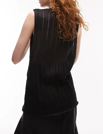 Maiou Top Shop, negru Negru