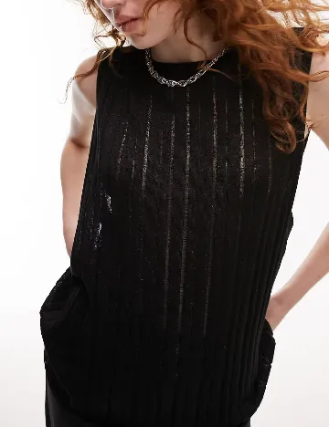 Maiou Top Shop, negru Negru