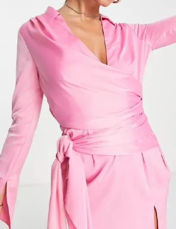 Rochie medie ASOS, roz Roz