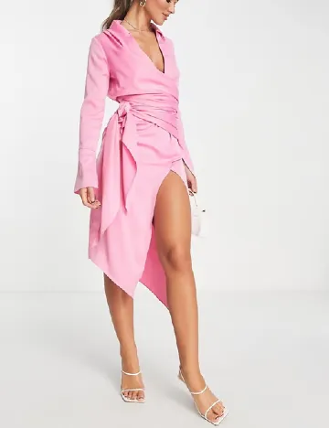 Rochie medie ASOS, roz Roz