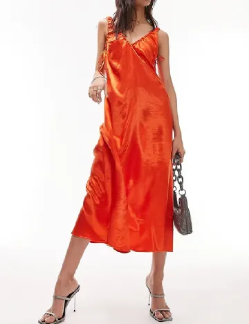 Rochie medie Top Shop, portocaliu