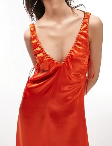 Rochie medie Top Shop, portocaliu