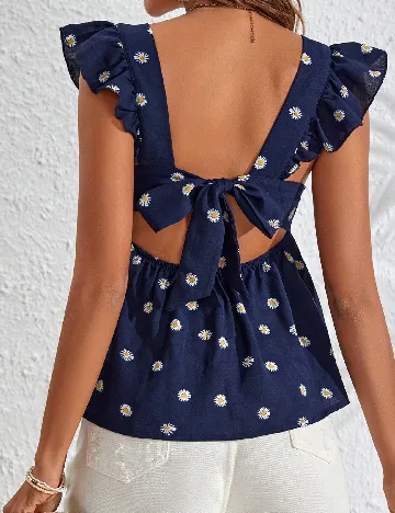 Top SHEIN, bleumarin