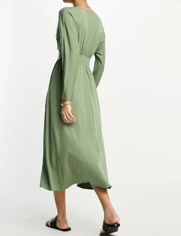 Rochie medie ASOS, verde Verde