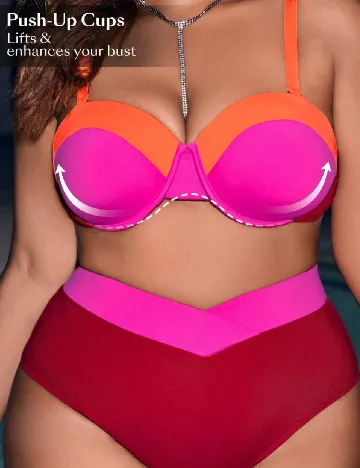 Costum de baie SHEIN CURVE, mix culori