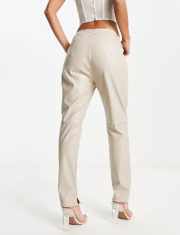 Pantaloni I SAW IT FIRST, bej Crem