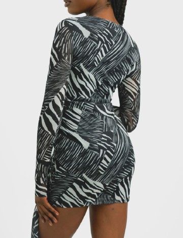 Rochie scurta Annorlunda, bleumarin inchis