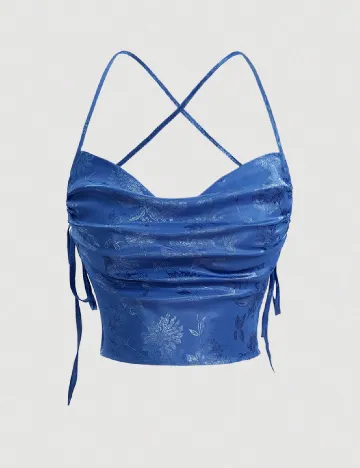 Top SHEIN, albastru Albastru