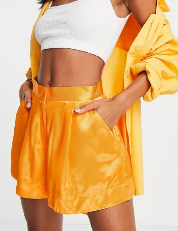 Pantaloni scurti ASOS, portocaliu Portocaliu