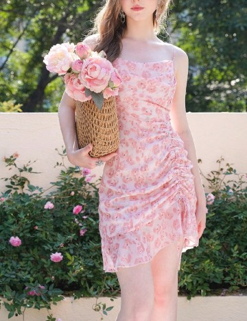 Rochie scurta SHEIN, roz