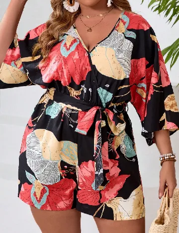 Salopeta SHEIN CURVE, mix culori Mix culori