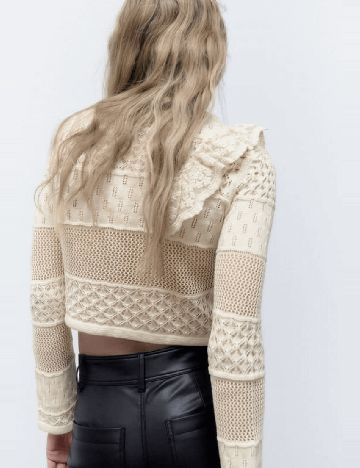 Top Zara, crem