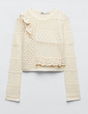 Top Zara, crem